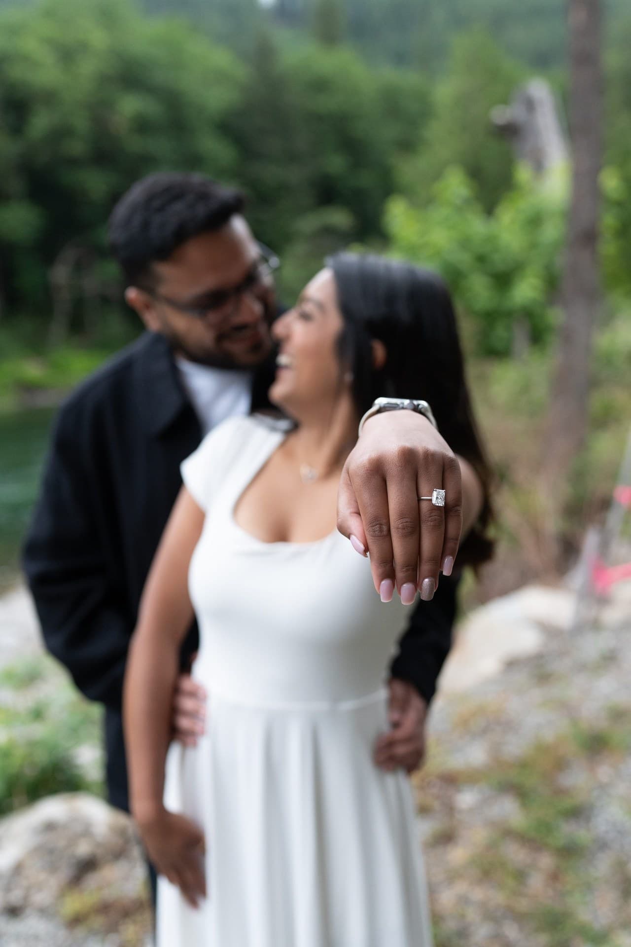 Engagement ring sparkle